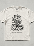 T-Shirt Oversize Concrete Bloom – Vorderansicht