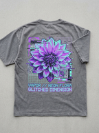 T-Shirt Oversize Cyber Bloom – Rückansicht