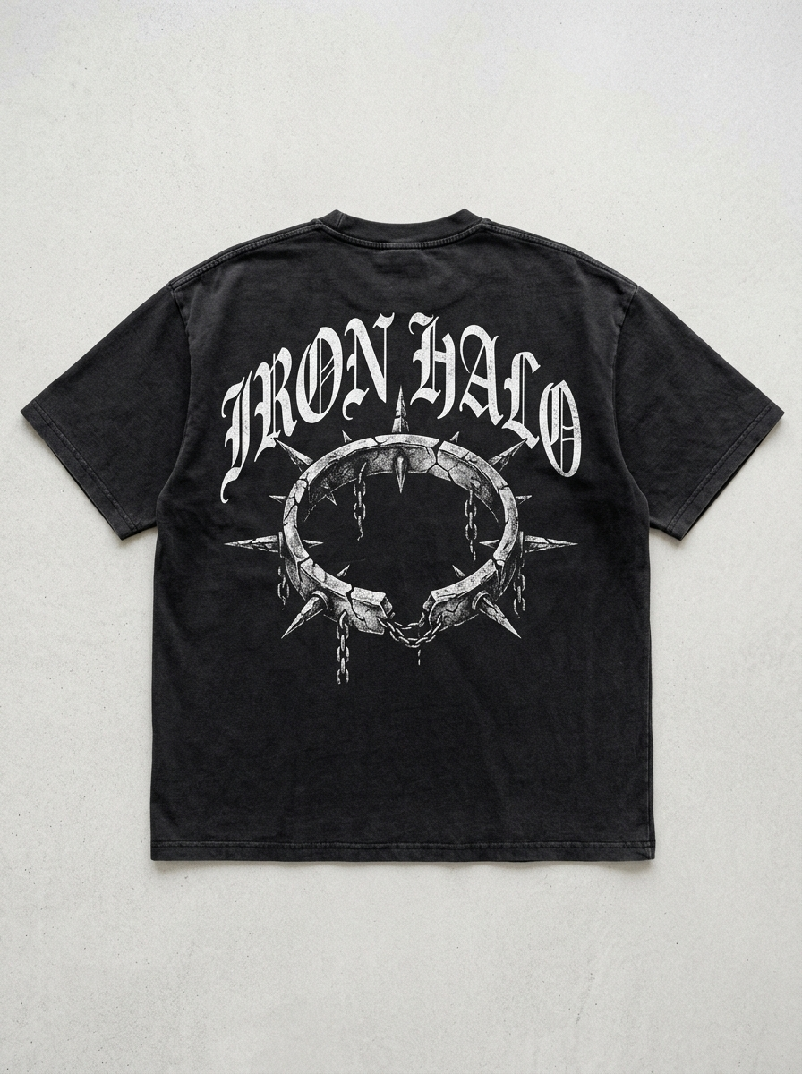 T-Shirt Oversize Iron Halo – Rückansicht