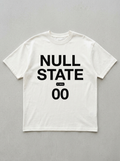 T-Shirt Oversize Null State – Vorderansicht