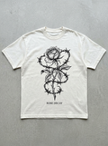 T-Shirt Oversize Rose Decay – Vorderansicht