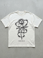T-Shirt Oversize Rose Decay – Vorderansicht