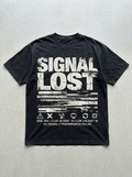 T-Shirt Oversize Signal Lost – Vorderansicht
