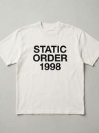 T-Shirt Oversize Static Order – Vorderansicht