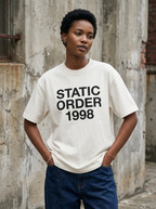 T-Shirt Oversize Static Order – getragen