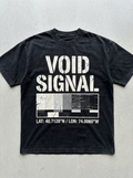 T-Shirt Oversize Void Signal – Vorderansicht