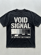 T-Shirt Oversize Void Signal – Vorderansicht